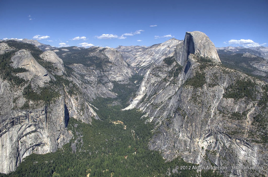 A view from Glacier Point