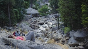 A short nap at Vernal Falls