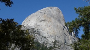 I thought it looked like Half Dome...it IS Half Dome!