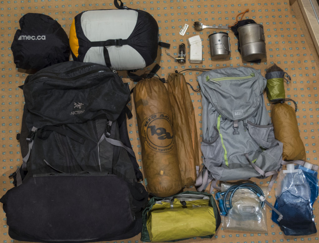 Backpacking Gear.