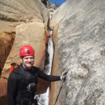 Looking back up at Shaver Cut behind me.