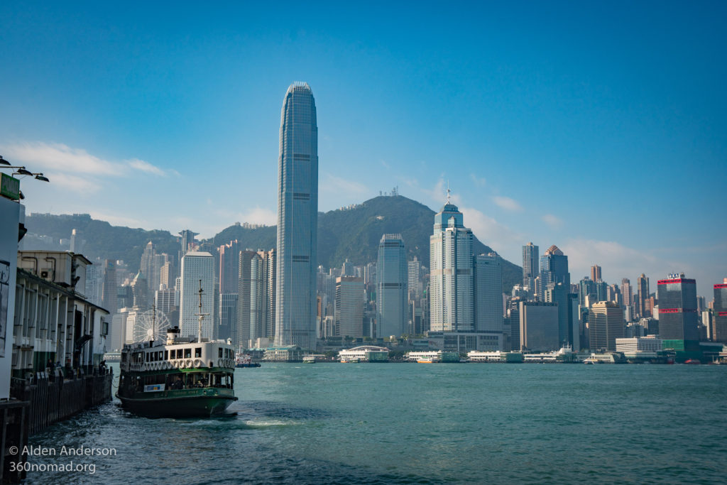 The Star Ferry in Victoria Harbour