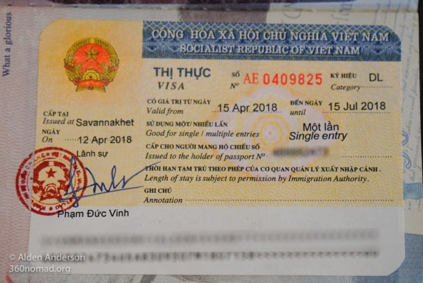 Getting A Vietnam Embassy Visa 360nomad 6153