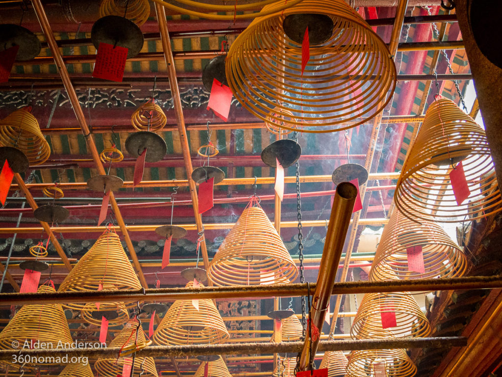 Incense Coils, Man Mo Temple