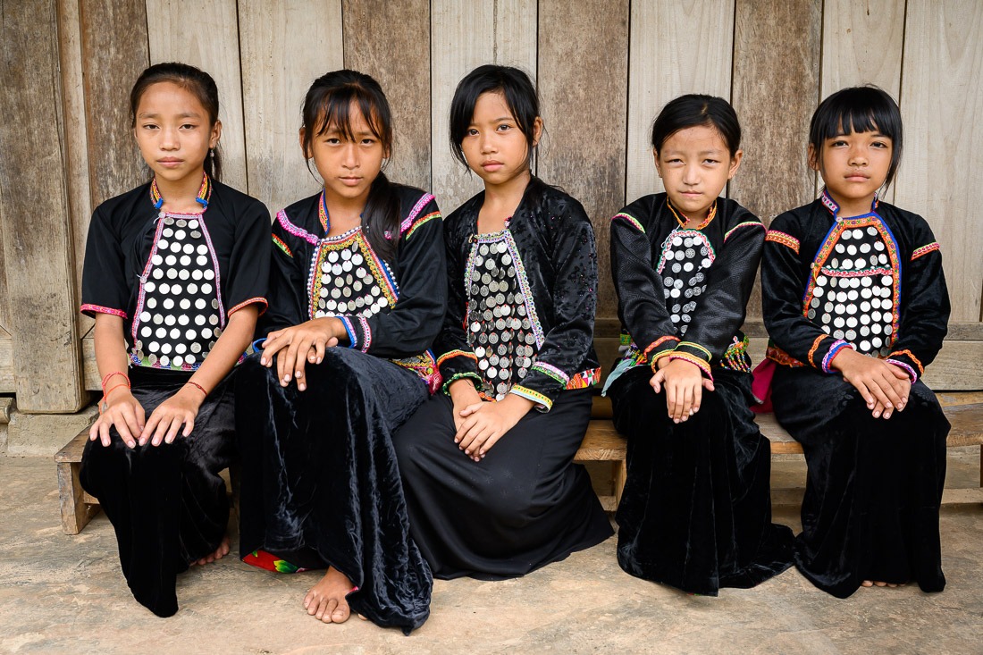 Kids from the SiLa ethnic group in northern Vietnam