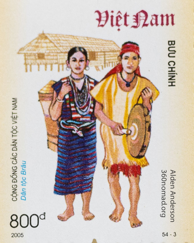 Brau_Ethnic_Group_Vietnam_Stamp