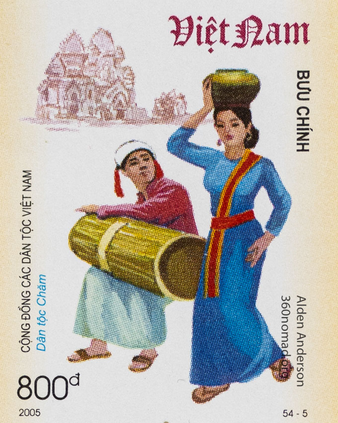 Cham_Ethnic_Group_Vietnam_Stamp