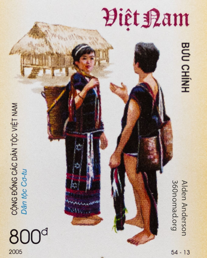 Si La Ethnic Group Vietnam Stamp