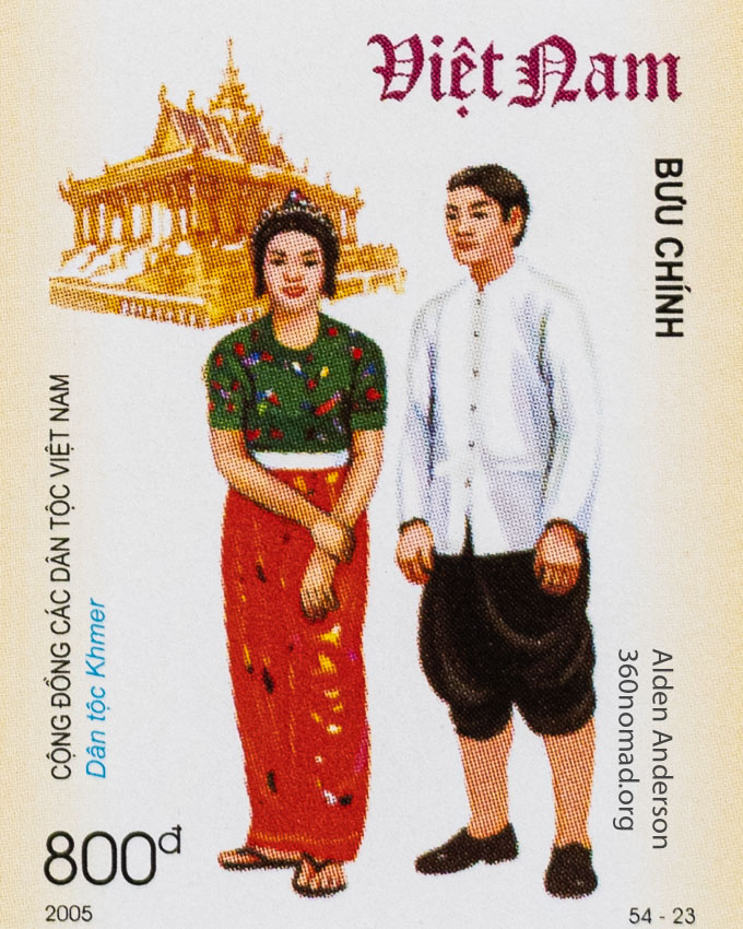 Khmer_Ethnic_Group_Vietnam_Stamp