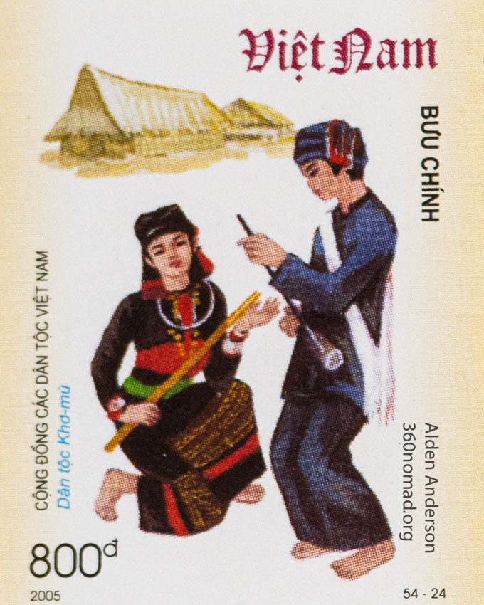 KhoMu_Ethnic_Group_Vietnam_Stamp