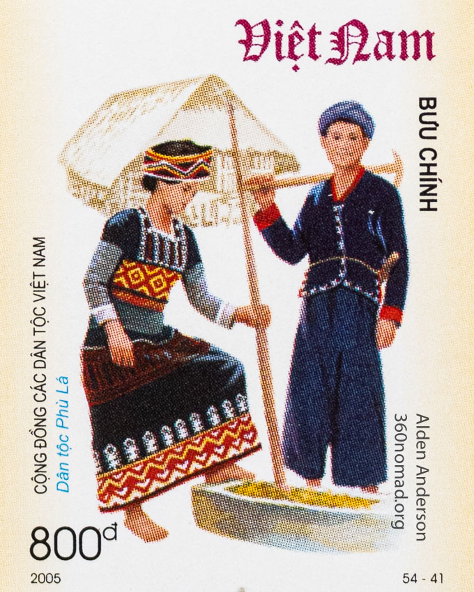 PhuLa_Ethnic_Group_Vietnam_Stamp