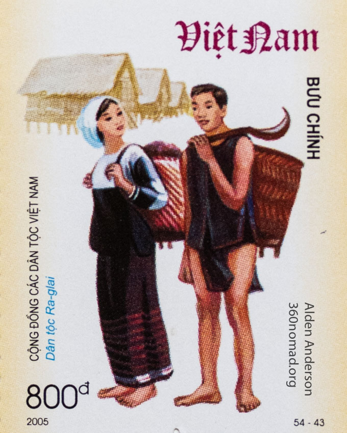 RaGlai_Ethnic_Group_Vietnam_Stamp