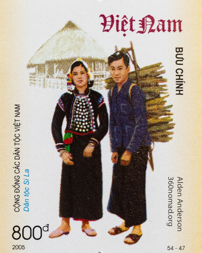 Si La Ethnic Group Vietnam Stamp