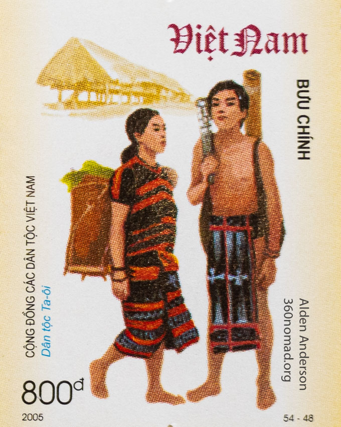 TaOi_Ethnic_Group_Vietnam_Stamp