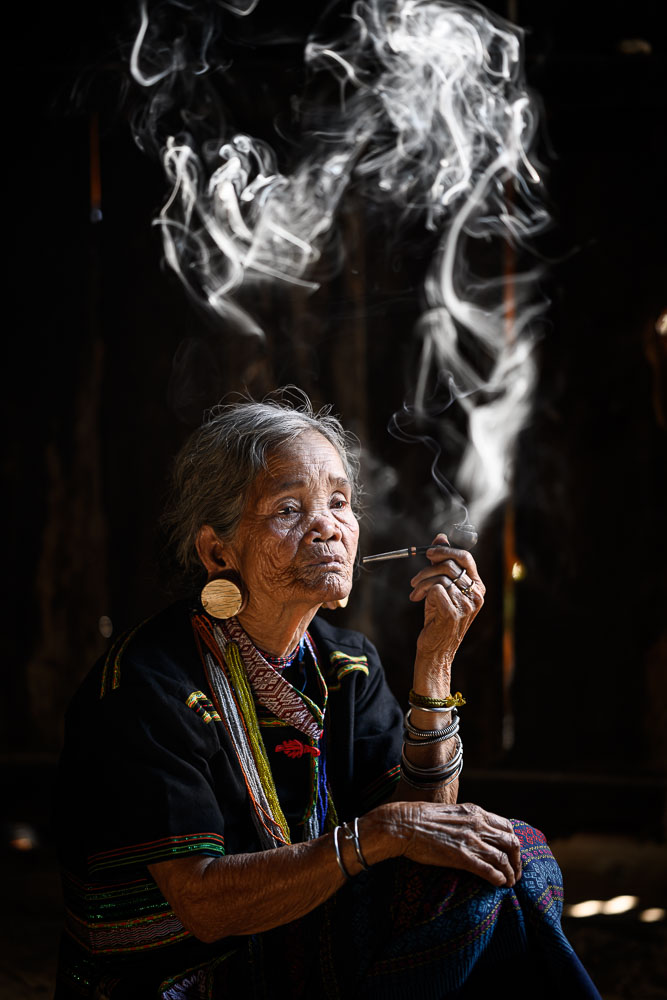Woman from the Brau Ethnic Minority Group in Vietnam